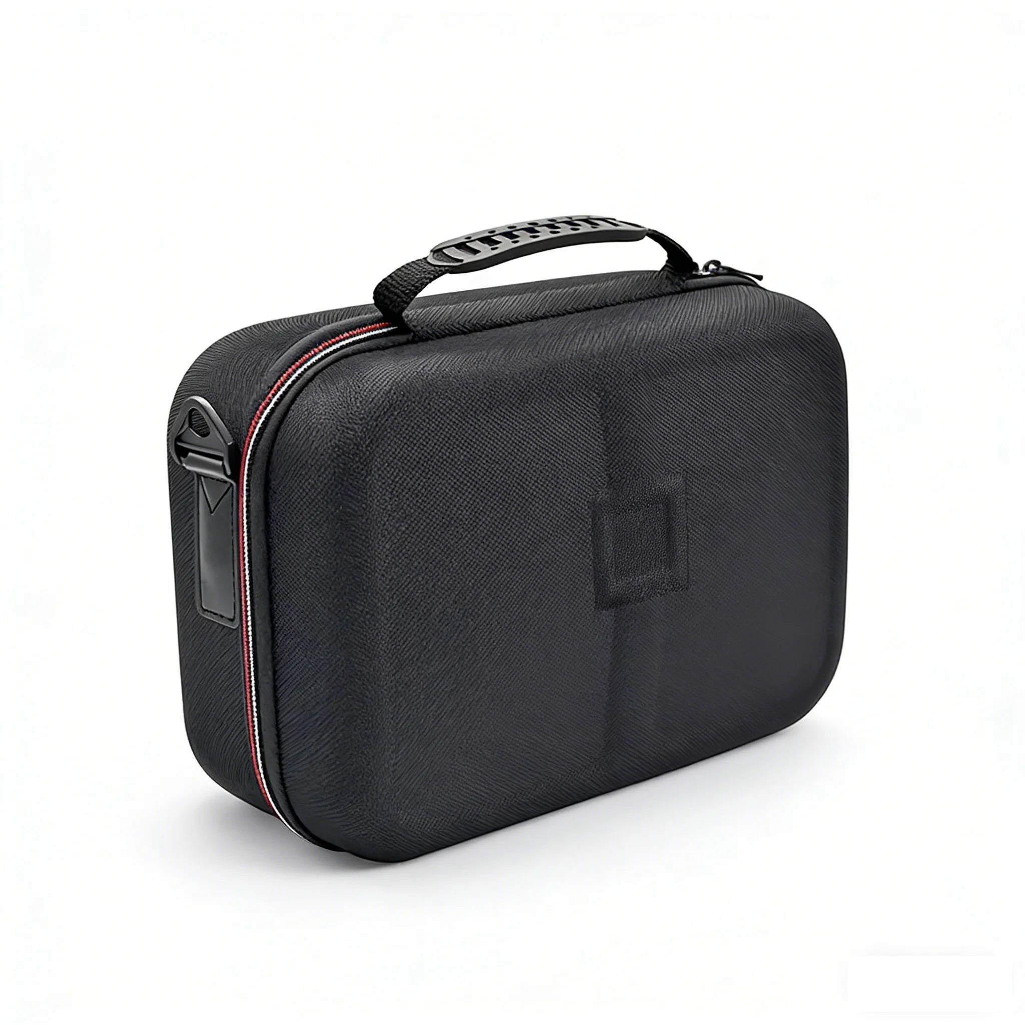 For Switch 2 Protective Carrying Case EVA Hard Shell with Anti-Slip Handle Removable Strap Portable Gamepad Travel Storage Box Zpaxo Black