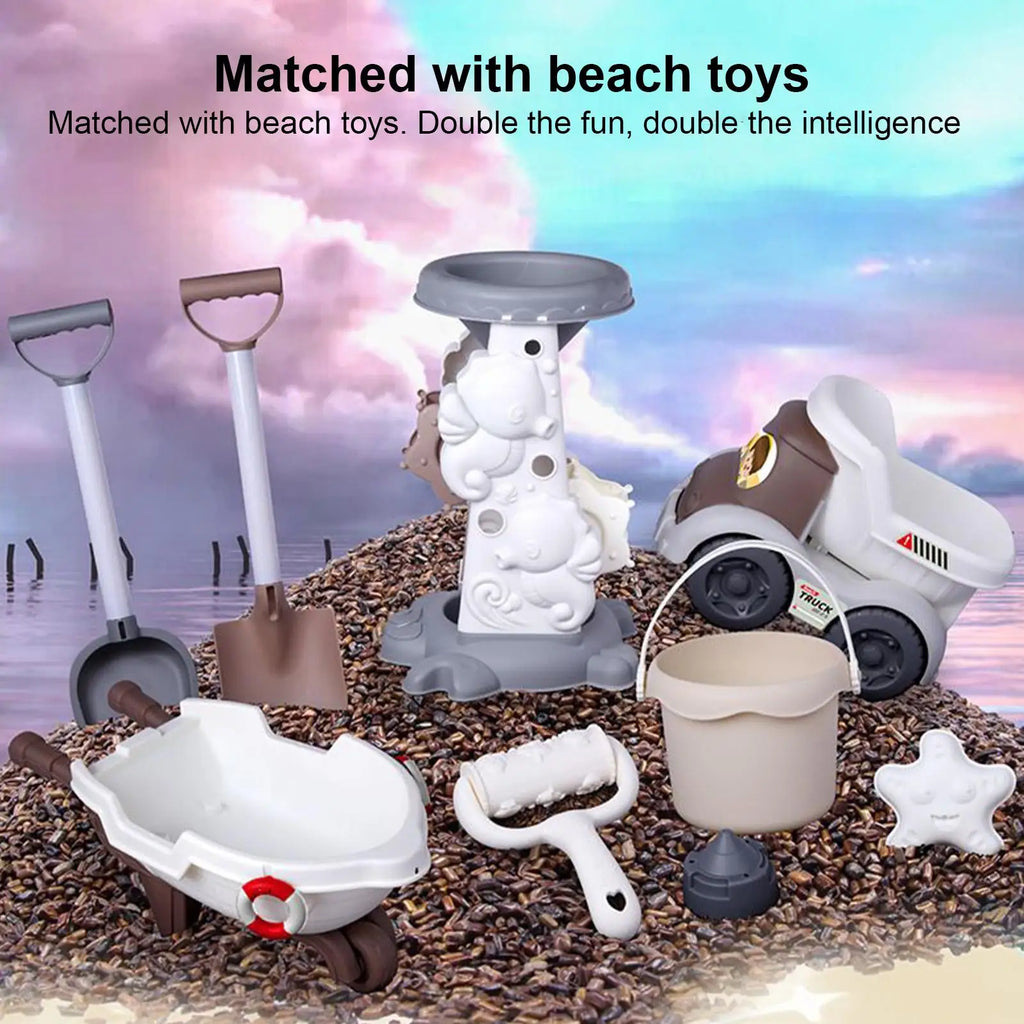 Beach Sand Toys Bucket Shovels Digging Game Kids Ages 3 Outdoor Zpaxo
