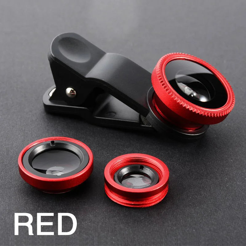 1 Fisheye Wide Angle Micro Camera Lens Iphone 0 67X Zoom Fish Eye Len Zpaxo Red
