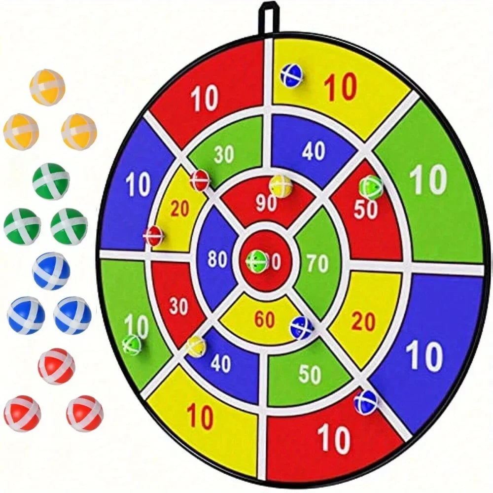 Children's Large Dart Board Game Foldable Convenient Indoor Outdoor