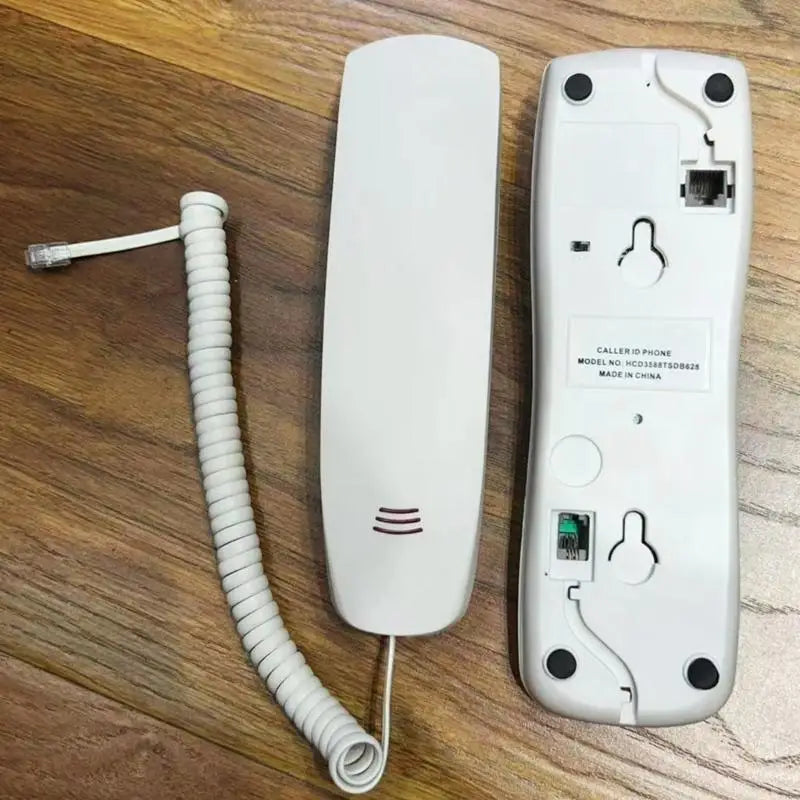 652F Landline Telephone Corded Phone Wall Mountable Mini Zpaxo