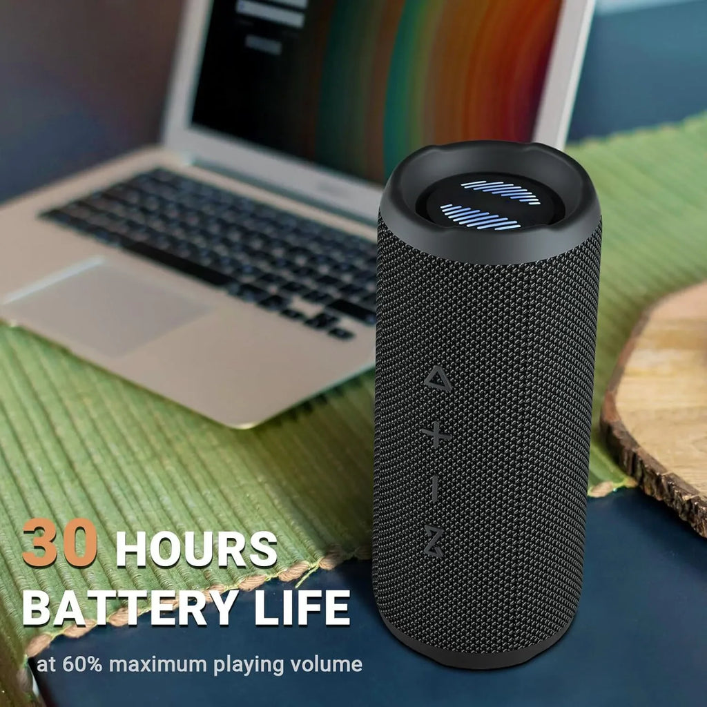 Bluetooth Speaker Portable Wireless HD Sound IPX7 Waterproof Up 30H