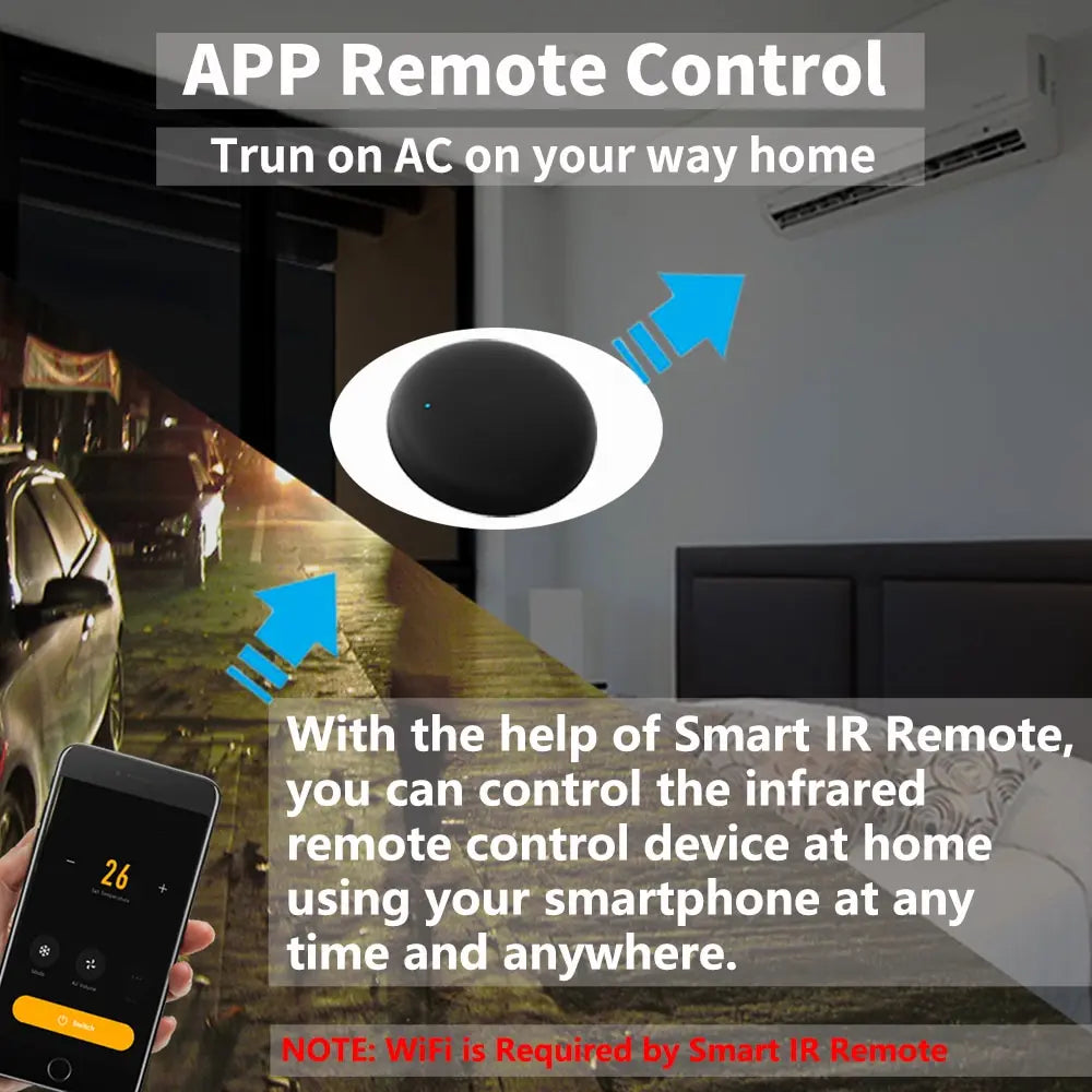 Smart IR Remote Control APP Home Automation Gear Universal Infrared Zpaxo