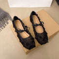 2026 Spring Lace Flower Women Mary Jane Shoes Fashion Slip Comfort