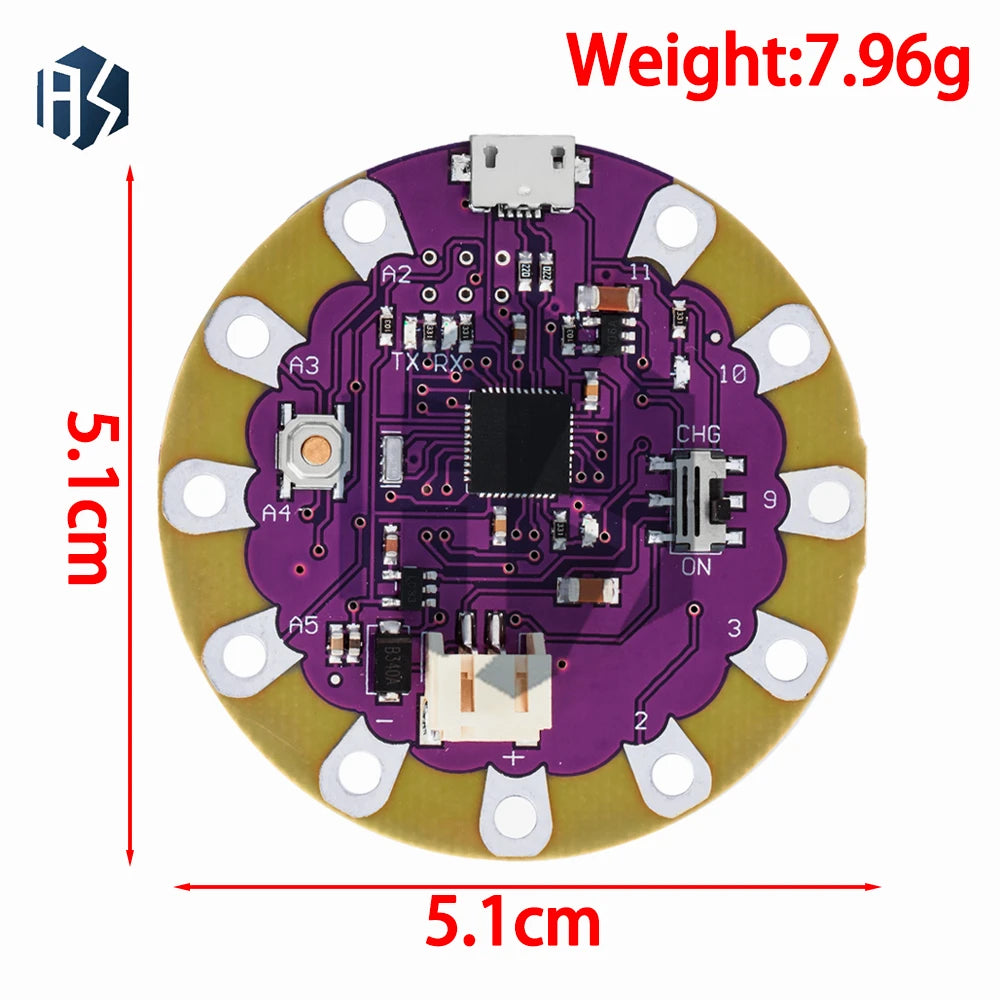 Lilypad ATmega32U4 ATmega328P Development Board Micro USB Arduino Zpaxo