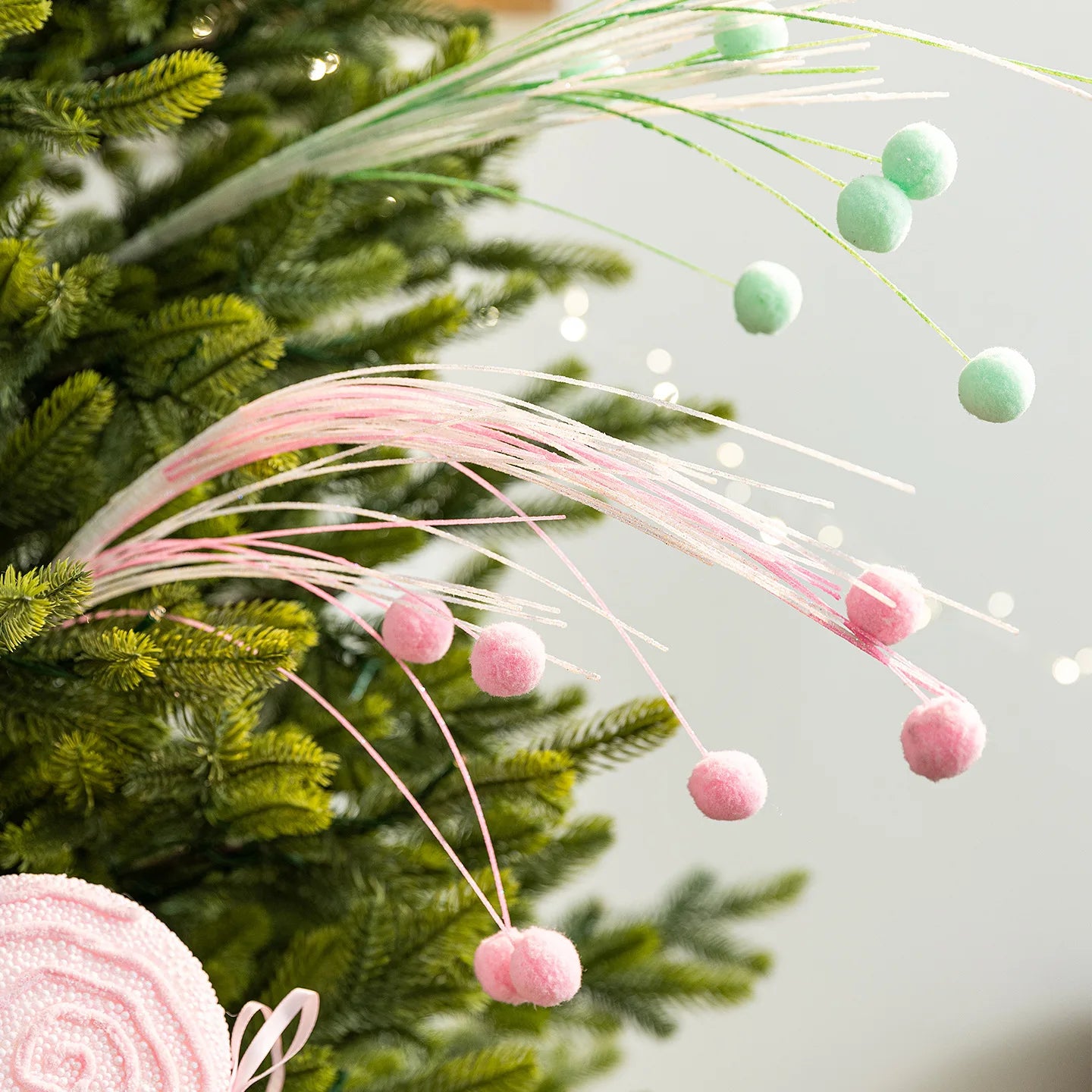 Glitter Berry Branch Picks – Christmas Tree & DIY Craft Decor Christmas Tree Pick Zpaxo