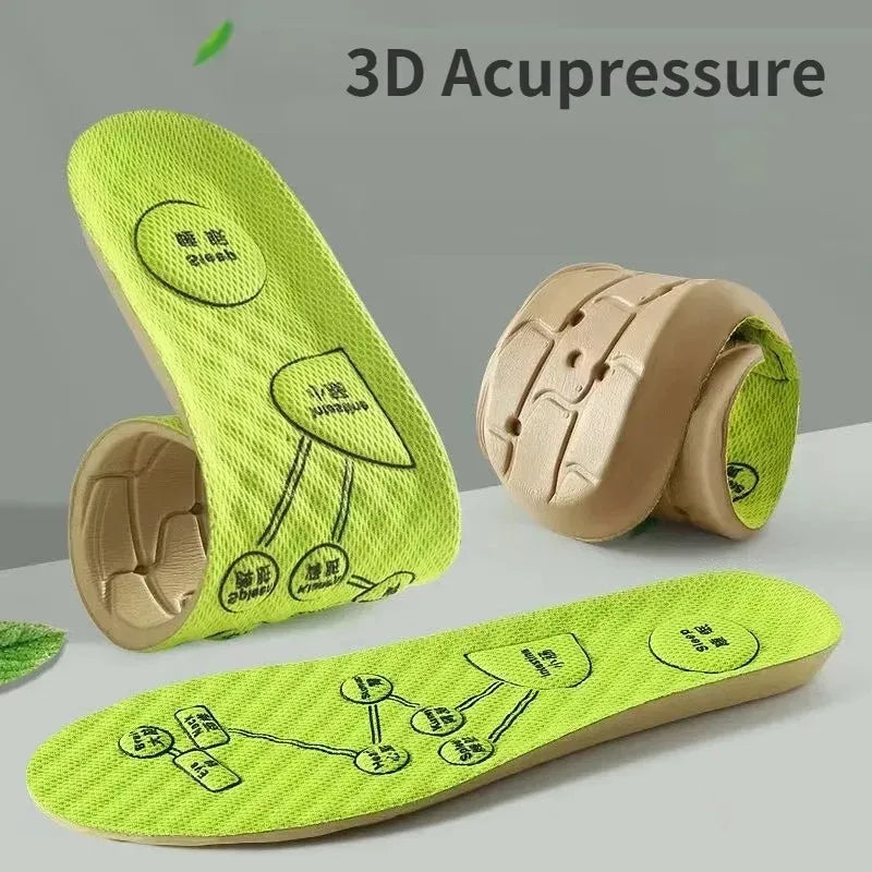 Acupressure Massage Insoles – Breathable & Deodorizing Shoe Pads