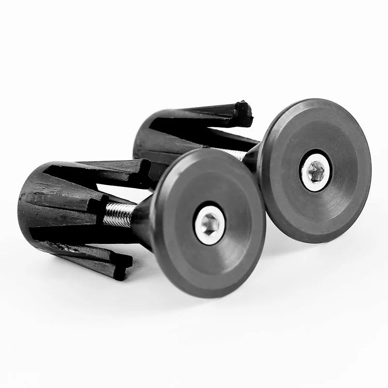 1 Pair Bicycle Handle Bar Cap End Plugs Aluminum Handlebar Stopper 6 Colors Handlebar Cap Plugs Bicycle Accessories Zpaxo