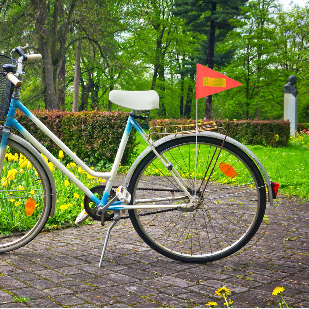 Bicycle Safety Reflective Flag Enhanced Visibility Night Cycling