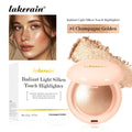 Waterproof Face Highlighter Instant Skin Silky LongLasting Glow Illuminator Glitter Shimmer Baked Highlighter Powder Makeup Zpaxo 1Champagne Golden
