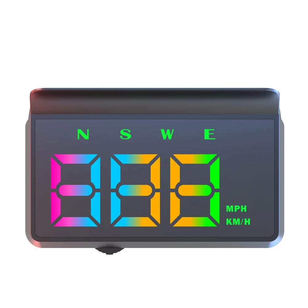Car Head Up Display W2S HUD Digital GPS Speedometer MPH Overspeed