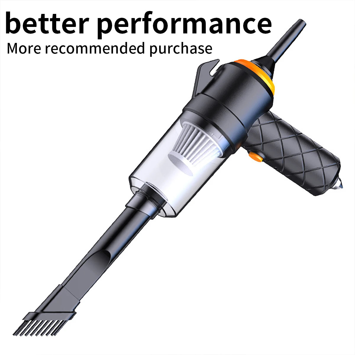 1 Powerful Handheld Vacuum Cleaner, Cordless Vacuum Cleaner for Both Car and Home Use, 3-in-1 Rechargeable Powerful Handheld Vacuum Cleaner, Compact and Wireless, with Strong Suction, Suitable for Cleaning Homes, Cars, and De Zpaxo