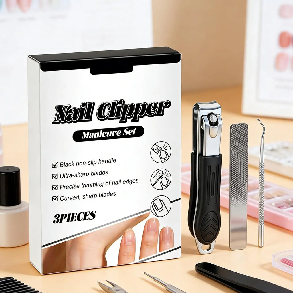 Angled Nail Clippers – Wide Opening Anti-Splash Trimmer Nail Clipper Trimmer Zpaxo