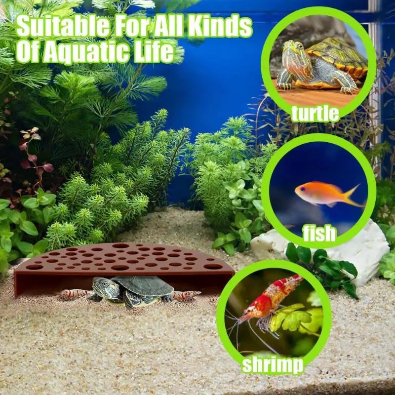 Aquarium Hidden Cave Shelter Small Fish Breeding Rest Play Zpaxo