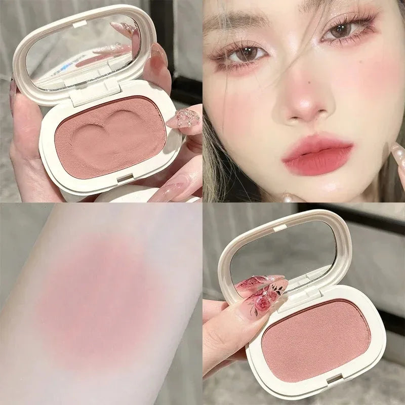 Single Blush Silky Texture No Powder Feeling Low Saturation
