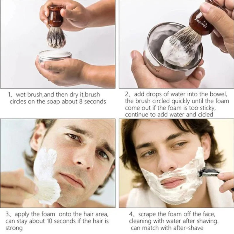 XMSJ Mint Shaving Soap – Gentle Men's Shave Cream 60g Men's Shaving Soap Zpaxo