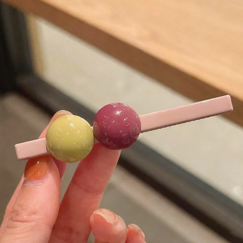Gifts Candy Hairpin Sweet Minimalist Hair Clips Side Clip Women Zpaxo Pink