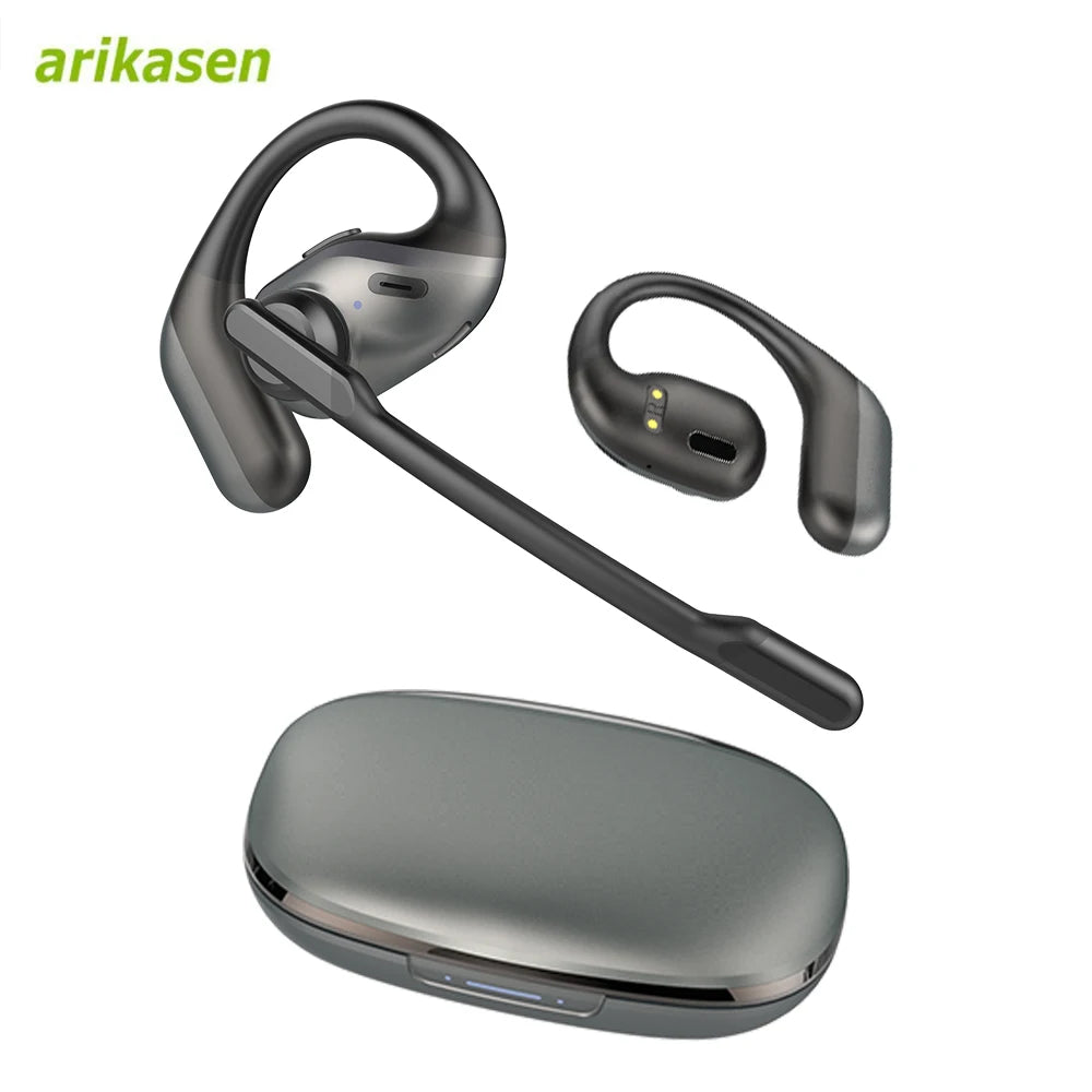 Arikasen True Wireless Headset Detachable Noise-canceling Boom