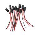 T10 Light Bulb Extension Socket Holder Soft Rubber Push-in Wedge Base Zpaxo 10Pcs