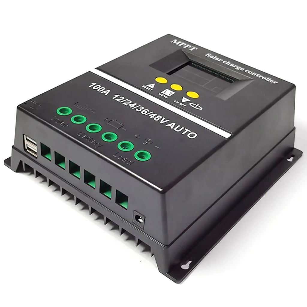100A MPPT Solar Charge Controller 12V 24V 36V 48V Panel Battery