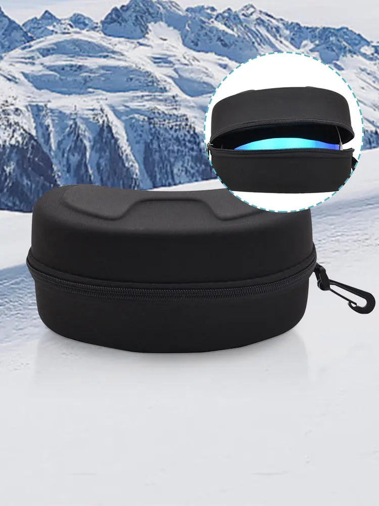 EVA Ski Goggle Case Snowboard Snow Goggles Box Large Hard Sports Glasses Case with Strap For Outdoor Sport Parts Zpaxo
