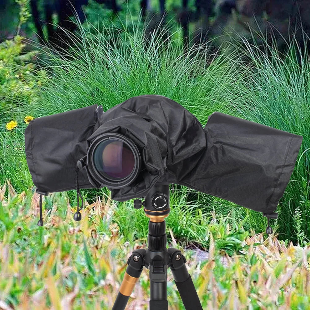 Waterproof Camera Rain Cover Black Covers Portable Rainproof