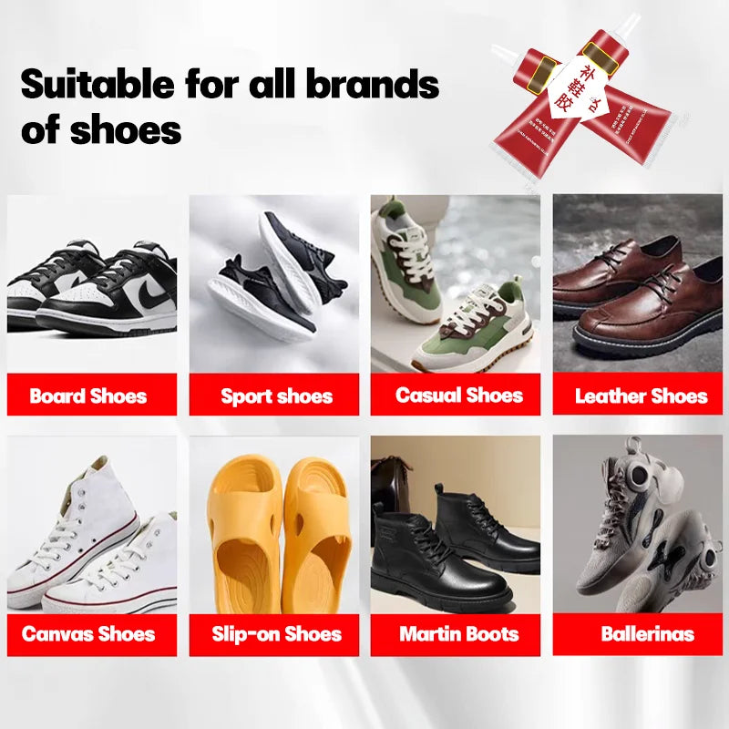 10- Powerful Shoe Repair Adhesive Strong Glues Universal Repairing