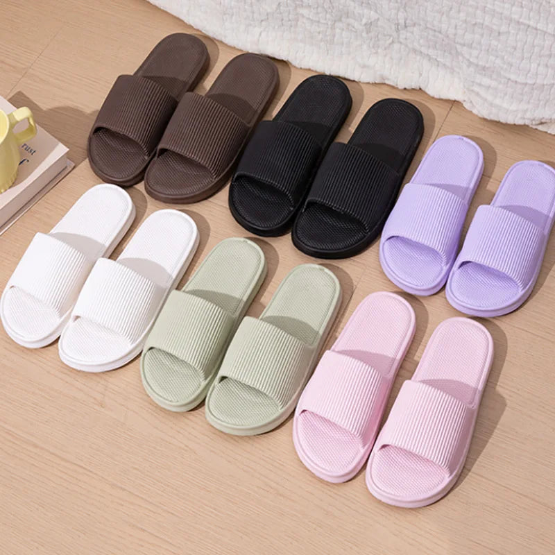 Thick Platform Bathroom Home Slippers Women Fashion Soft Sole EVA