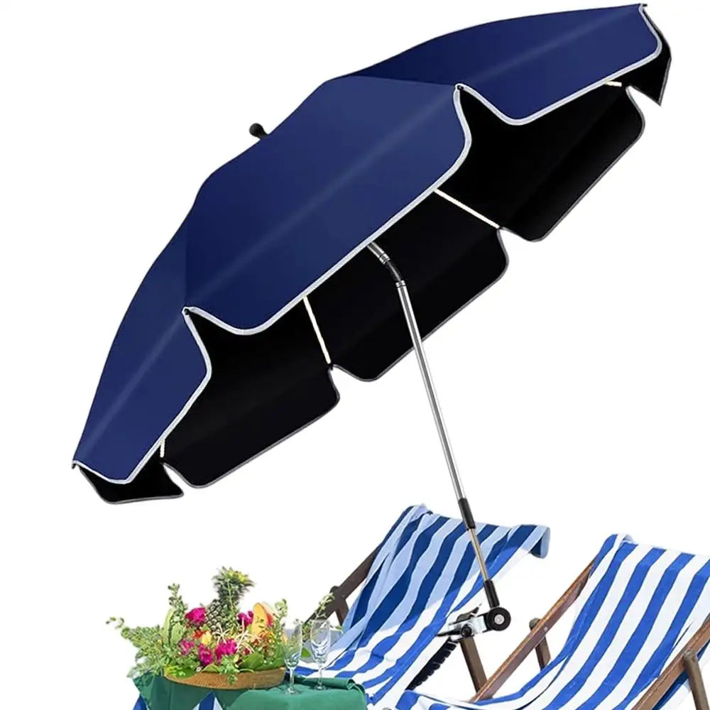 Umbrella For Chairs With Clamp 360 Adjustable UV Protection Clip On Shade Chair Railing Clamp Umbrella For Outdoor Camping Beach Zpaxo China Mainland 02