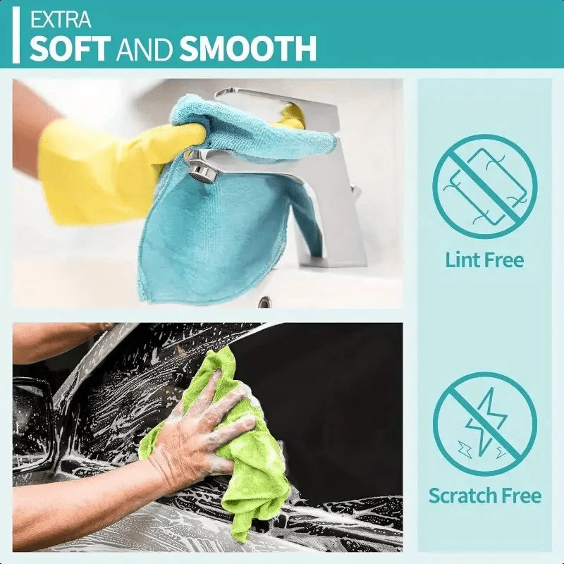 15pcs Multi-Purpose Cleaning Towel Set, Reusable Quick-Drying Towels, Multi-Purpose Water Absorption| Home, Kitchen, Living Room Zpaxo