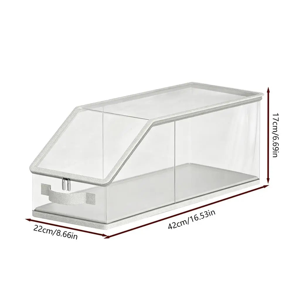 Hat Organizer Box Closet Stackable Baseball Cap Container Holder Home