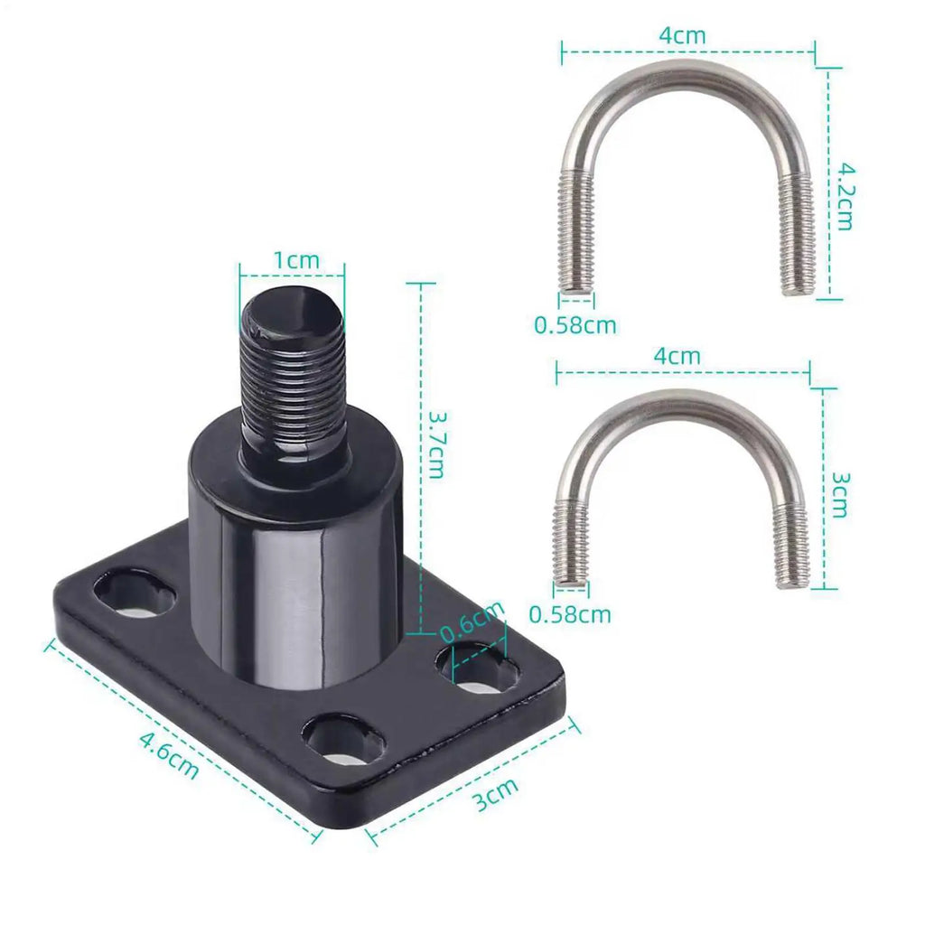 Bike Hitch Trailer Bicycle Towing Coupler Connector Home Garage Road
