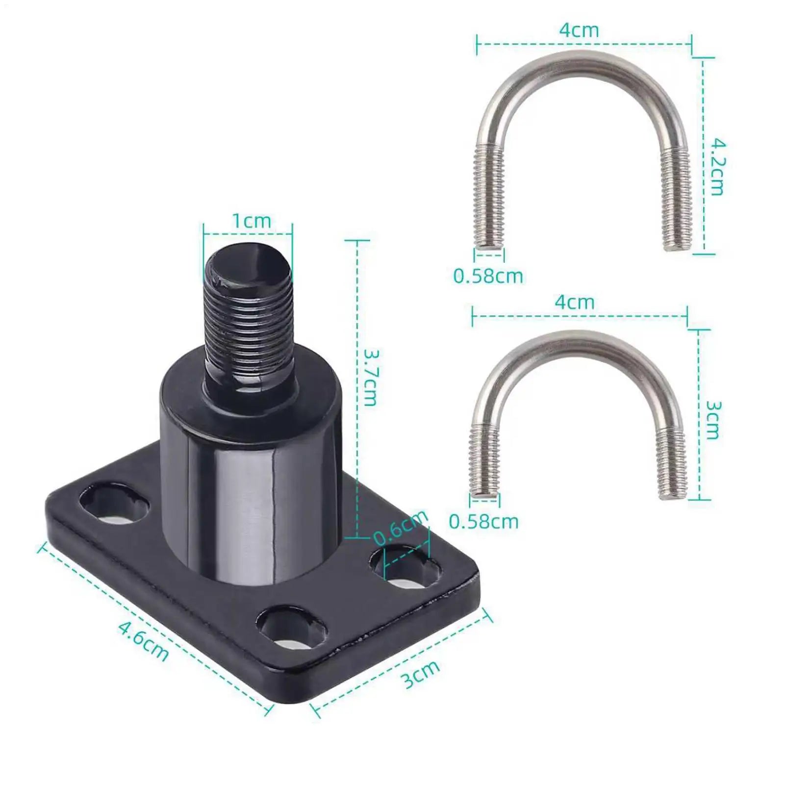 Bike Hitch Trailer Bicycle Towing Coupler Connector Home Garage Road