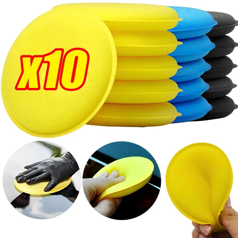Car Foam Wax Applicator Pads – Polishing Sponges 5/10 Pack