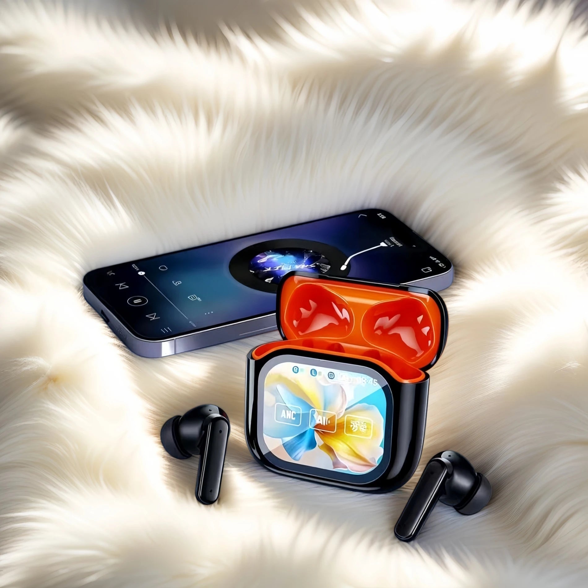 Wireless Bluetooth Earbuds Drivers Hi-fi Deep Bass 30H Playtime