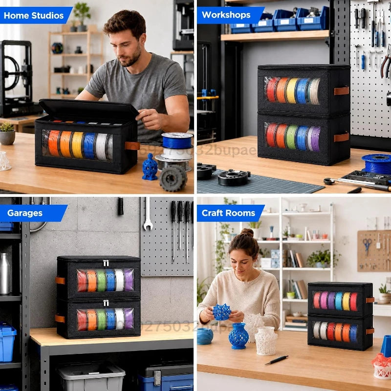 Filament Storage Bag 3d Filament Vacuum Bag Transparent Storage Box 3d Printers Accessories for Home Office Workshop Zpaxo