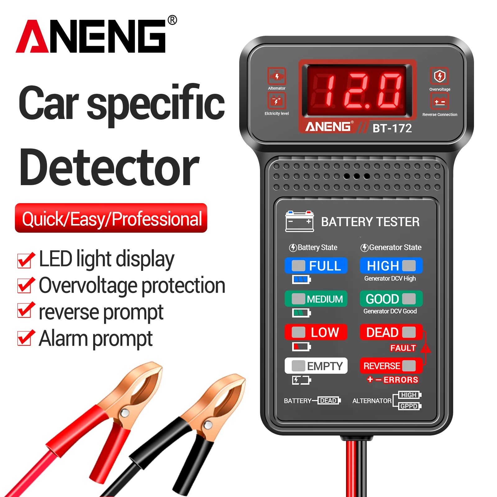Auto Shut Off Anti Burn Safety Voltage Current Meter Easy Operation