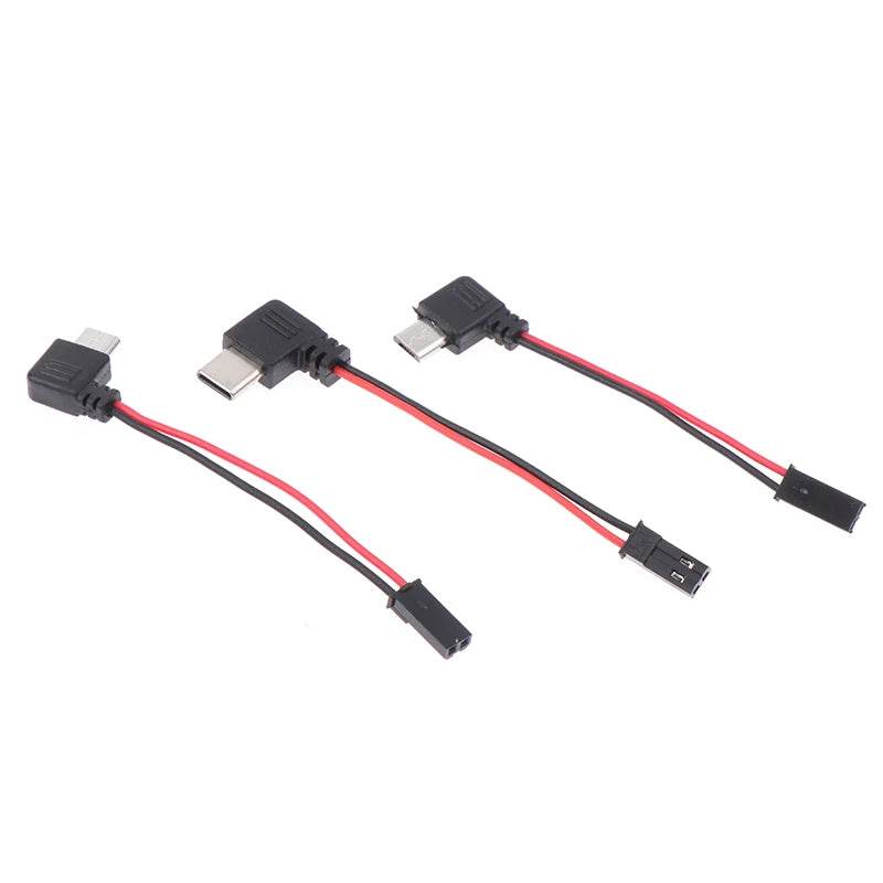 TG1 Motorcycle Interface USB-Micro C 90 Degree Male+JST Plug USB JST
