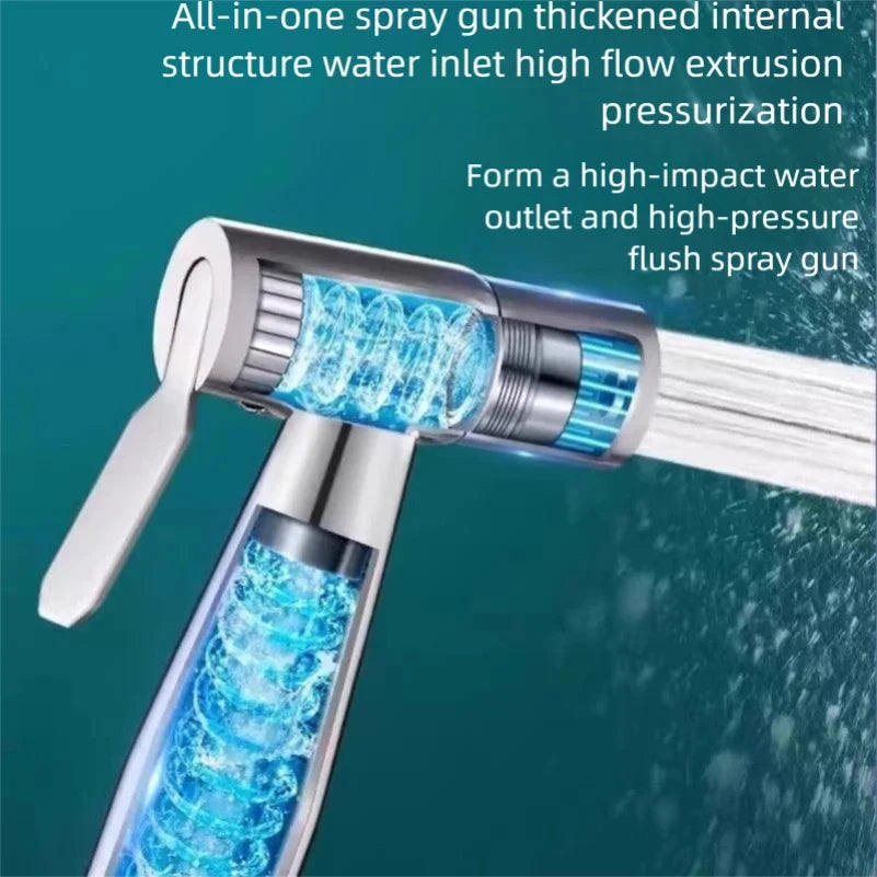 304 stainless steel toilet flushing spray gun, bathroom toilet water spray gun, water spray gun for flushing, bathroom spray gun Zpaxo