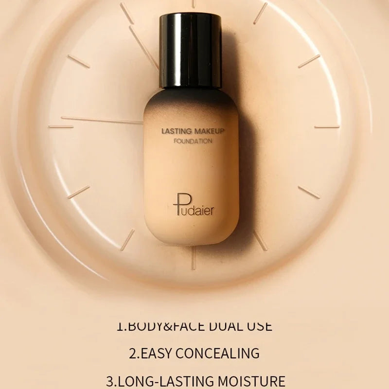Face Foundation Makeup Base Cream Mineral Full Coverage Concealer No