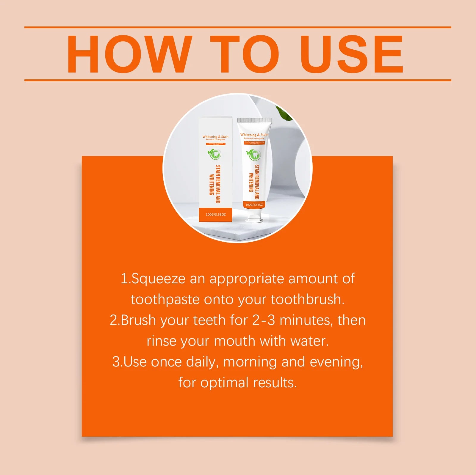 Gentle Cleaning Toothpaste Daily Oral Care Clean Tooth Stain Removal Fresh Breath Nourishing Hydroxyapatite Natural Glow 100g Zpaxo