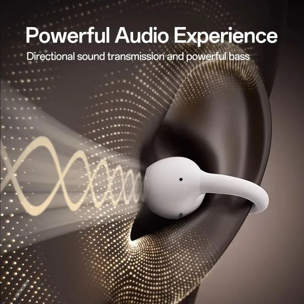 Open Ear Earbuds Bluetooth 6 0 Clip Lightweight Comfort Headphones
