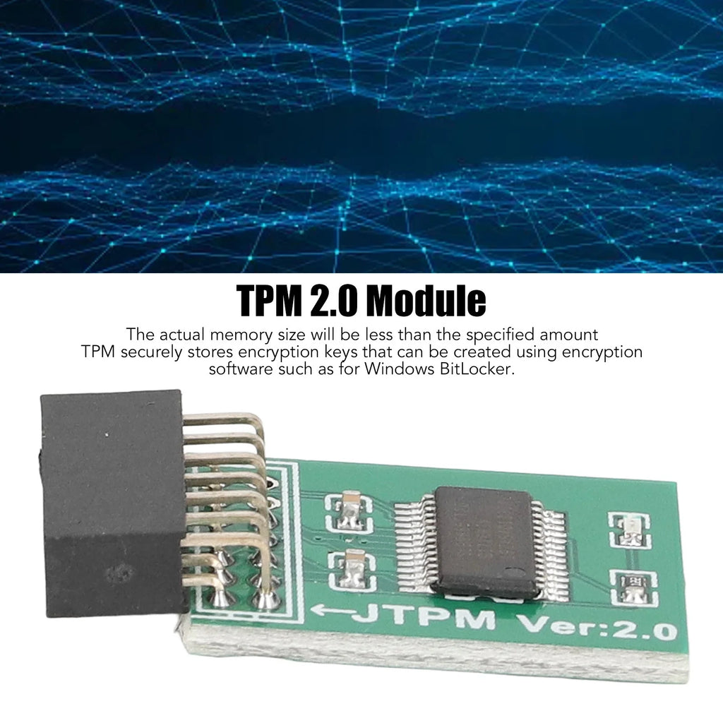 TPM Board 2 0 Module Strong Encryption 14 Pin LPC Interface Win11