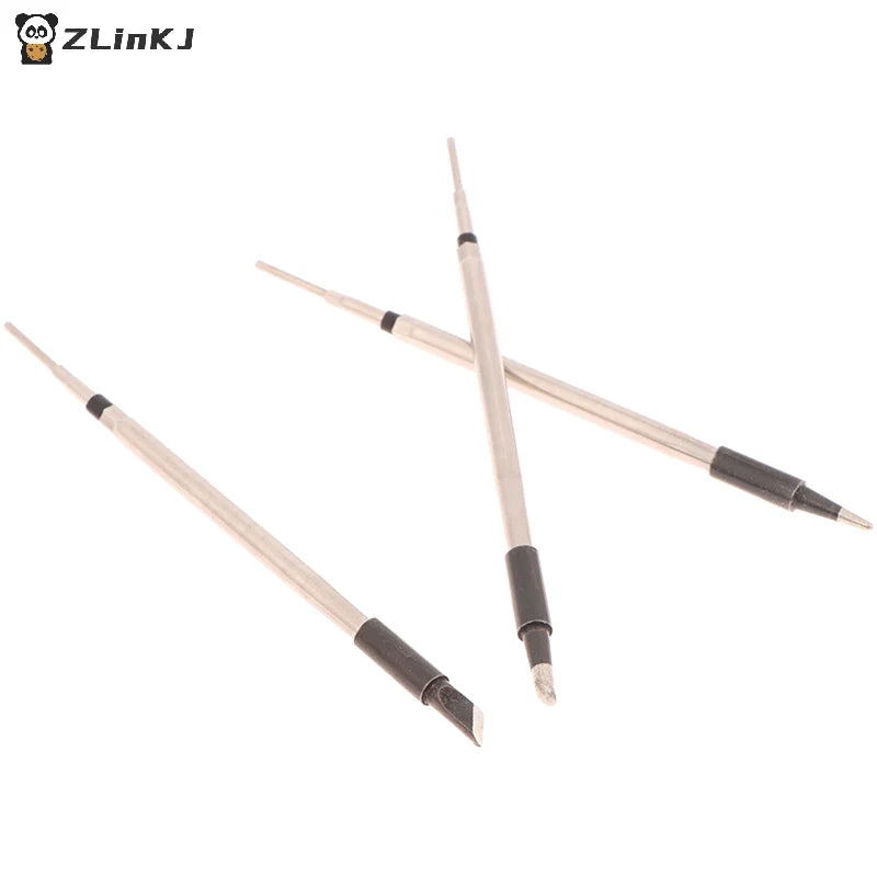 ▶1PCS Ceramic Heating Core Soldering Iron Tip Horseshoe Tip Round Pointed Stainless Steel Soldering Iron Tool Accessor Zpaxo