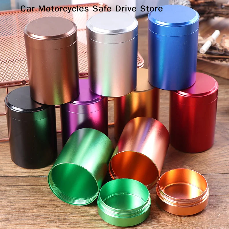 CM80ML Mini Metal Solid Airtight Smell Proof Container Aluminum Alloy