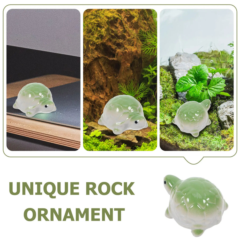Aquarium Floating Animal Statue Ceramic Durable Simulation Ornament