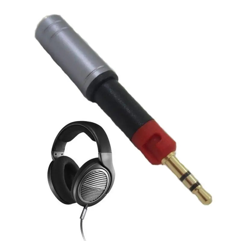 652F 5.4cm Length Portable Gold-Plated Adapter Plugs for ATH-M70X M40X M50X M60X for Zpaxo