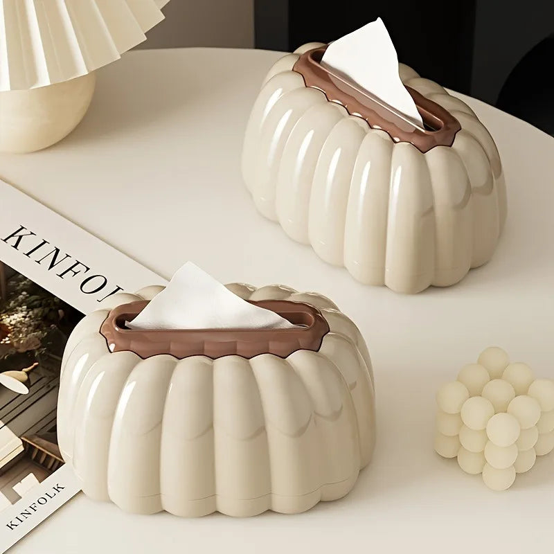 Modern Luxurious Tissue Box Cover Lid Stylish Plastic Rack Living