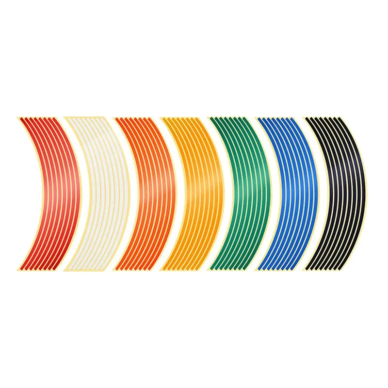 Reflective Rim Stripe Tape – Motorcycle, Bike & Car Wheel Stickers