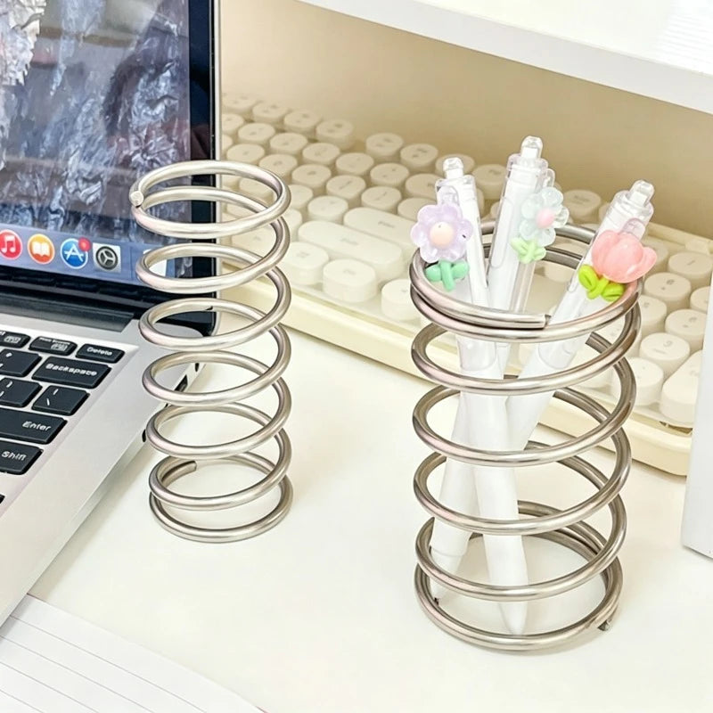 Stainless Steel Toothbrush Holder Bathroom Accessories Tool Toothpaste Makeup Brush Storage Rack Home Decoration Brush Holder Zpaxo